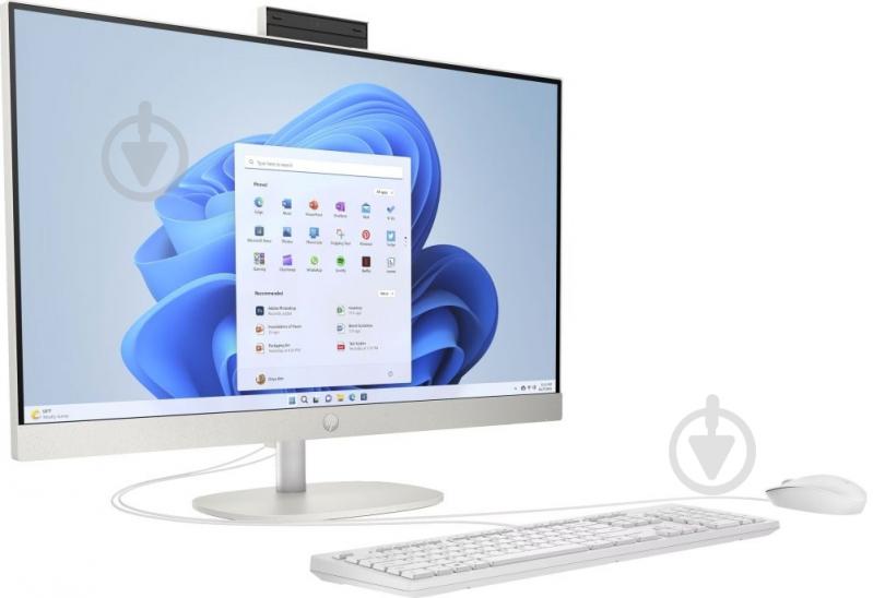 Моноблок HP All-in-One 27" (AR0N5EA) white - фото 2