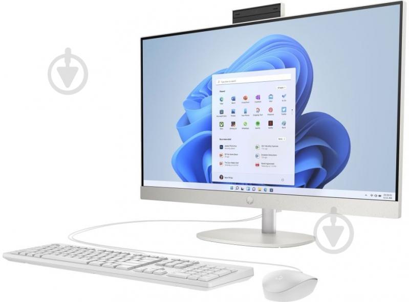 Моноблок HP All-in-One 27" (AR0N5EA) white - фото 3