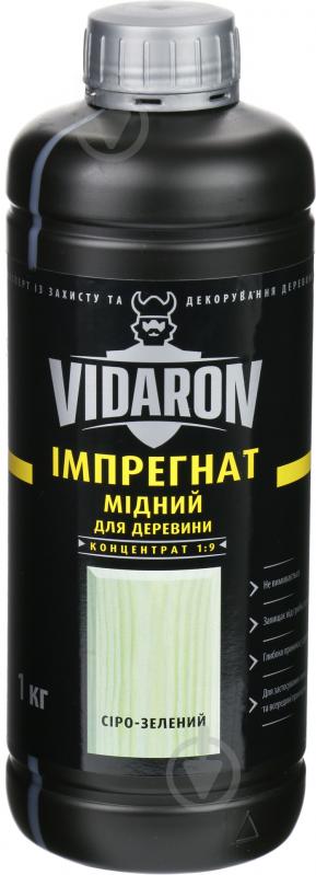 Импрегнат Vidaron медный концентрат 1:9 серо-зеленый 1 кг - фото 1