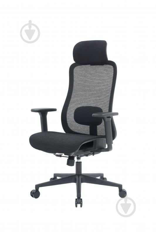 Кресло офисное OfficePro Wave OC670-B-B-B Black черный - фото 1
