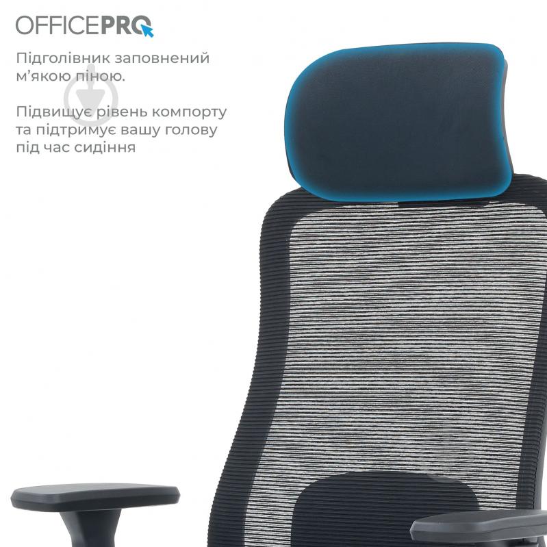 Кресло офисное OfficePro Wave OC670-B-B-B Black черный - фото 14