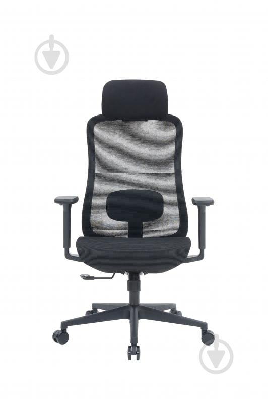 Кресло офисное OfficePro Wave OC670-B-B-B Black черный - фото 2