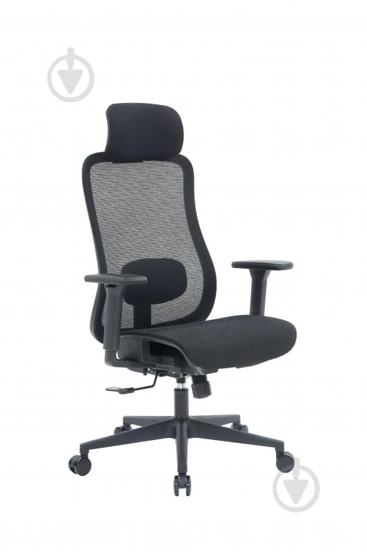 Кресло офисное OfficePro Wave OC670-B-B-B Black черный - фото 6