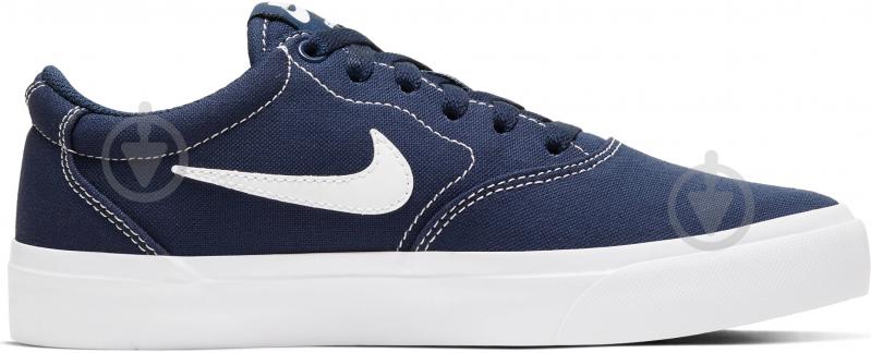 Кроссовки для мальчиков демисезонные Nike SB CHARGE CNVS (GS) CQ0260-400 р.36 темно-синие - фото 4