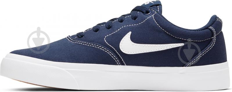 Кроссовки для мальчиков демисезонные Nike SB CHARGE CNVS (GS) CQ0260-400 р.36 темно-синие - фото 6