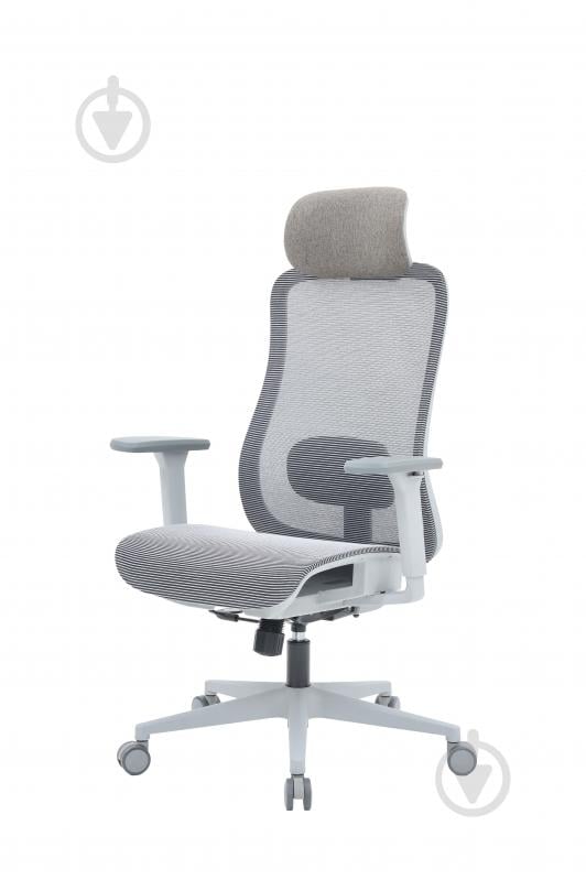 Крісло офісне OfficePro Wave OC670-G-G-G Gray сірий - фото 1