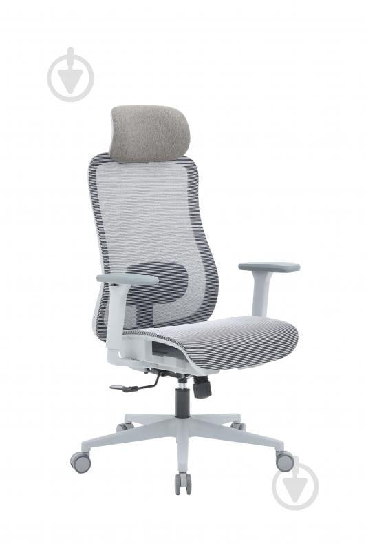 Крісло офісне OfficePro Wave OC670-G-G-G Gray сірий - фото 6