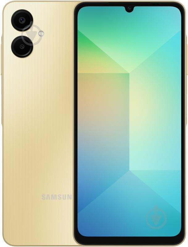 Смартфон Samsung Galaxy A06 4/128GB gold (SM-A065FZDGSEK) - фото 1