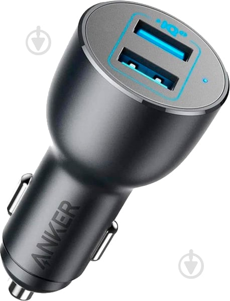 Автомобильное зарядное устройство Anker PowerDrive III - 36W 2xUSB - фото 1