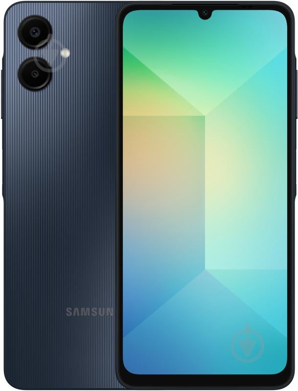 Смартфон Samsung Galaxy A06 4/128GB black (SM-A065FZKGSEK) - фото 1