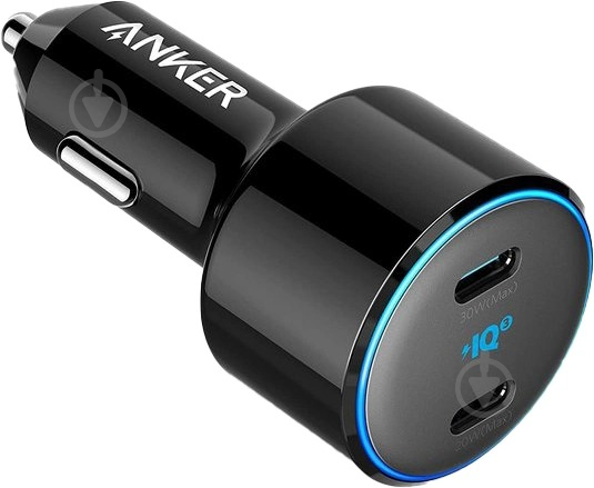 Автомобільний зарядний пристрій Anker PowerDrive III Duo - 30W PD + 20W Power IQ - фото 1