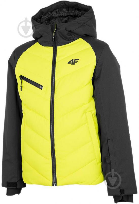 Куртка для хлопчиків демісезонна 4F SKI JACKET JKUMN003 HJZ22-JKUMN003-72S салатова - фото 2