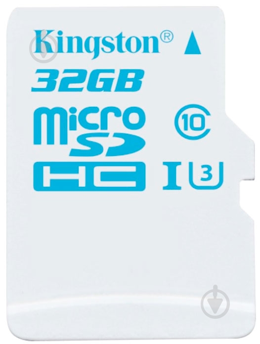 Карта пам'яті Kingston microSDHC 32GB (SDCAC/32GBSP) - фото 1