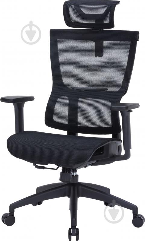 Кресло офисное OfficePro Elegant OC660-B-B-B Black черный - фото 1 Кресло офисное OfficePro Elegant OC660-B-B-B Black черный - фото 1