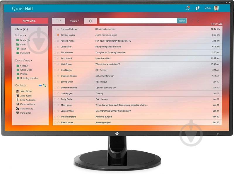 Монитор HP V270 27" (3PL17AA) - фото 1
