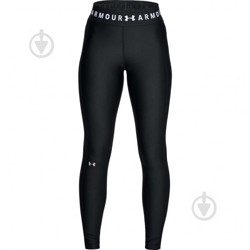 Лосины Under Armour UA HG Armr Brand WB Legging 1333235-001 р.M черный - фото 1