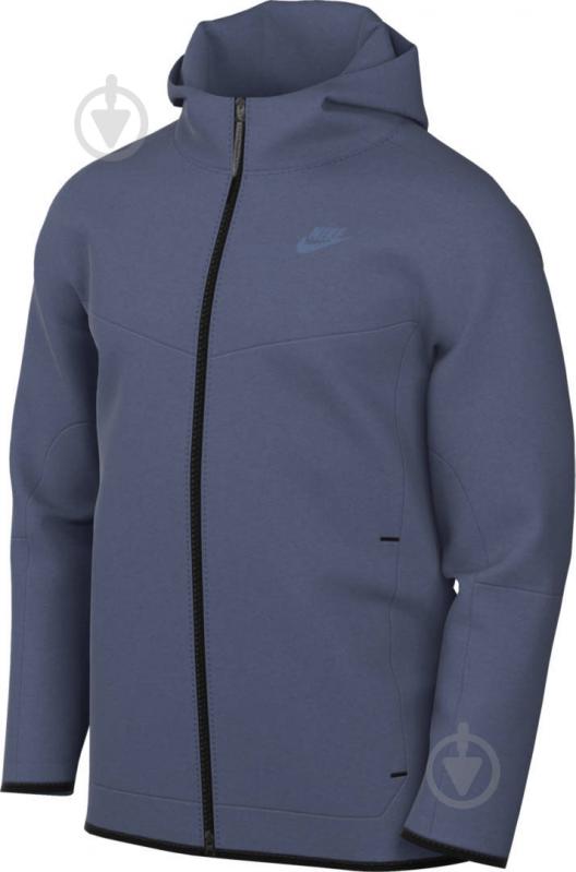 Джемпер Nike M NK TECH FZ LGHTWHT DX0822-491 р.4XL-T синий - фото 9