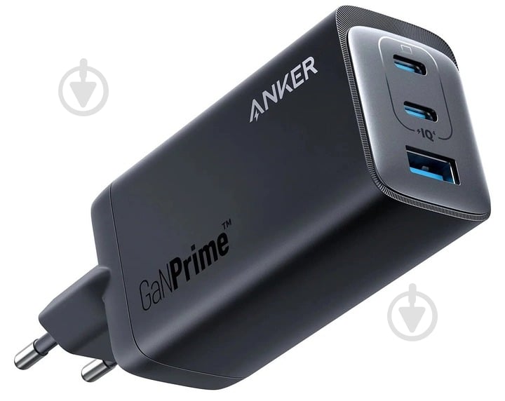 Мережевий зарядний пристрій Anker PowerPort 737 GaNPrime - 120W 2xPD & 1xPIQ PPS/DPDS - фото 1