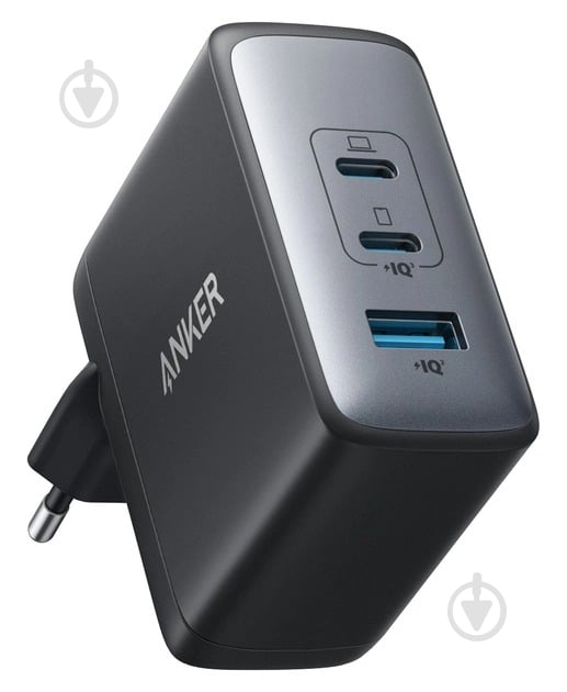 Мережевий зарядний пристрій Anker PowerPort 736 Nano II - 100W 2xUSB-C PD & 1xPIQ GaN - фото 1