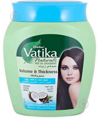 Маска для волосся Dabur Vatika Об'ємне та густе волосся 500 мл - фото 1