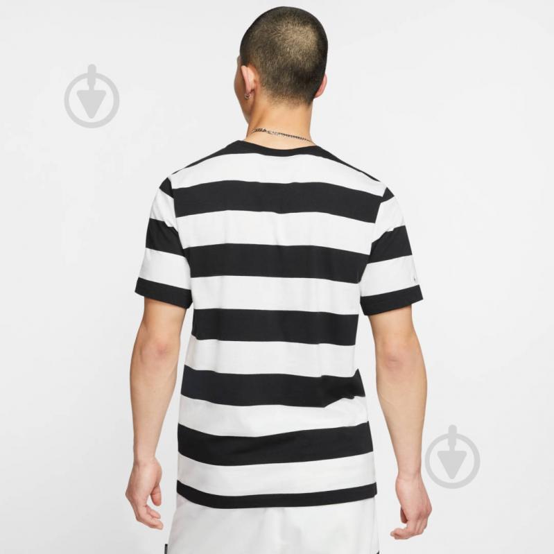 Футболка Nike M NSW SWOOSH STRIPE TEE CQ5196-100 р.XL белый - фото 3 Футболка Nike M NSW SWOOSH STRIPE TEE CQ5196-100 р.XL белый - фото 3