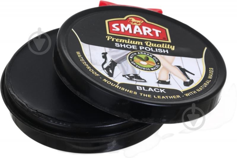 Крем-краска Smart Shoe Polish Black 50 мл черный - фото 3 Крем-краска Smart Shoe Polish Black 50 мл черный - фото 3
