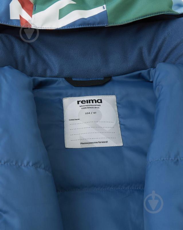 Куртка для мальчиков Reima Marttila р.104 синий 5100363B-67A8 - фото 7