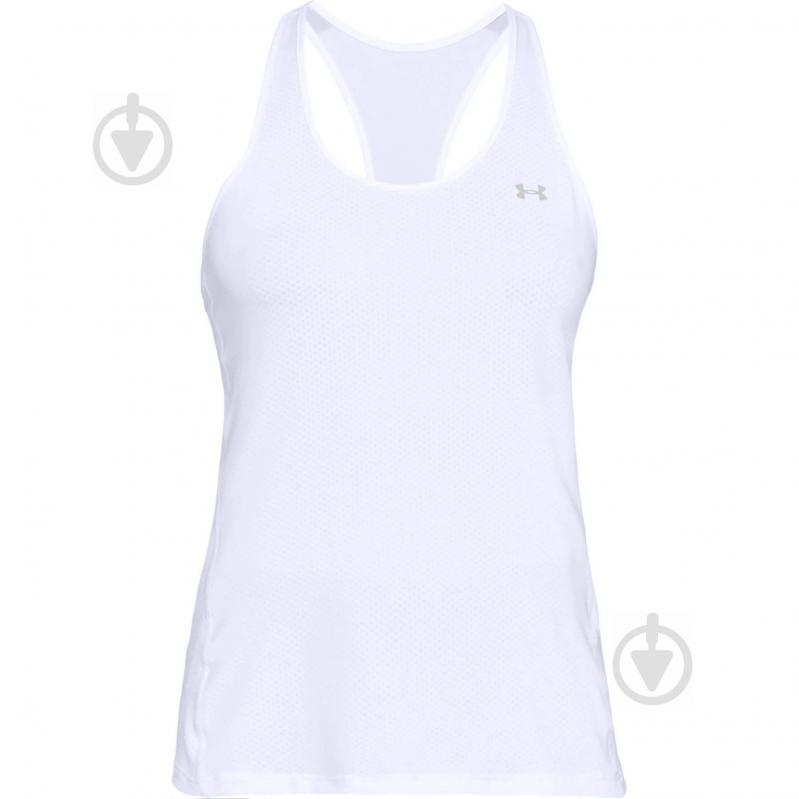 Майка Under Armour UA HG Armour Racer Tank 1328962-100 XS белый - фото 2