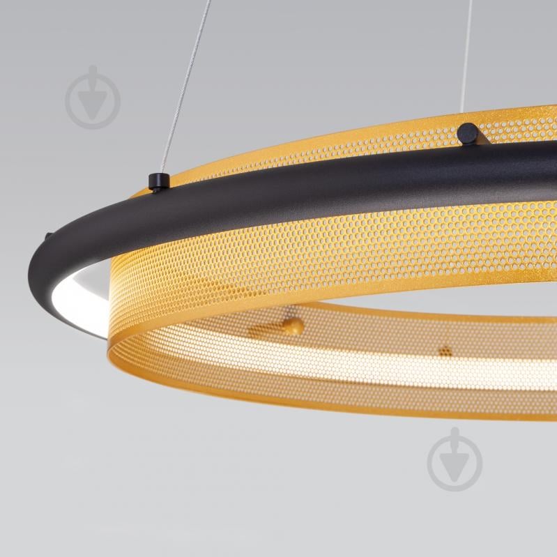 Люстра підвісна Strotskis Imperio 53 Вт LED-модуль чорний/золото 90241/1 (чорний) - фото 2