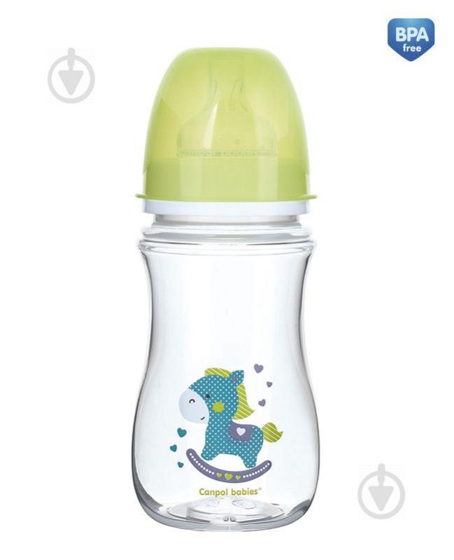 Пляшка Canpol Babies Easystart - Toys 240 мл 35/221_gre - фото 1