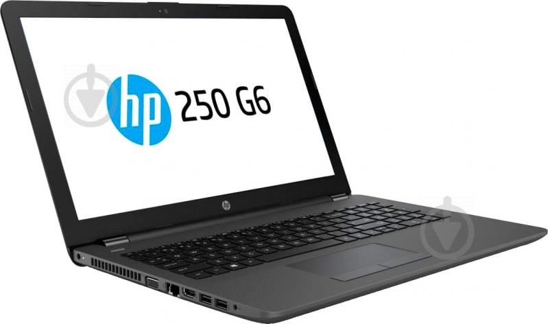 Ноутбук HP 250 G6 15.6" (4) dark grey - фото 2