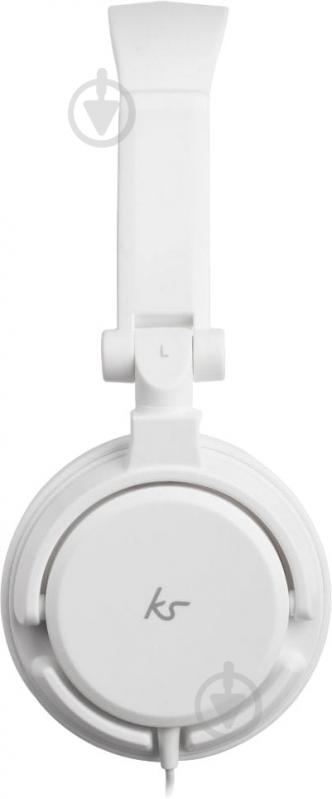 Гарнитура KitSound iD Headphones with Microphone and Multi-function Button white - фото 3