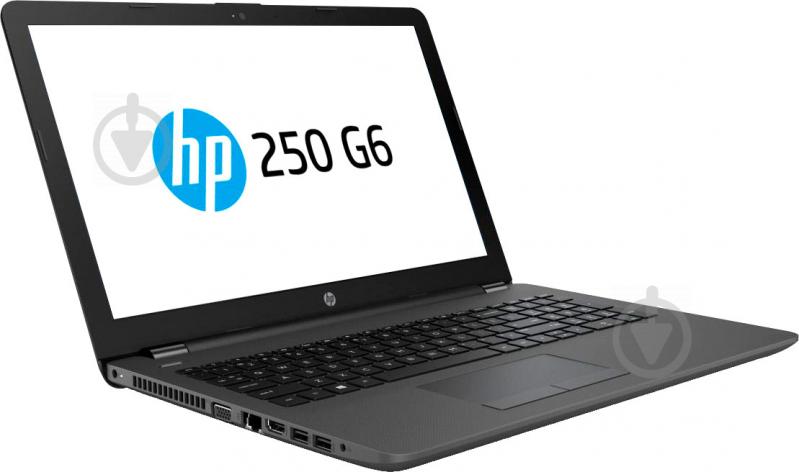 Ноутбук HP 250 G6 15.6" (4) grey - фото 2