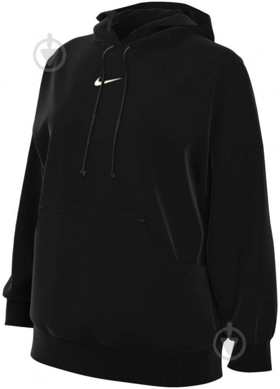 Джемпер Nike W NSW PHNX FLC OS PO HOODIE DQ5860-010 р.L-T черный - фото 7