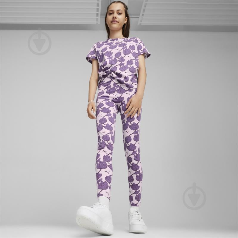 Футболка Puma ESS+ BLOSSOM AOP TEE G 67940960 р.176 рожевий - фото 5