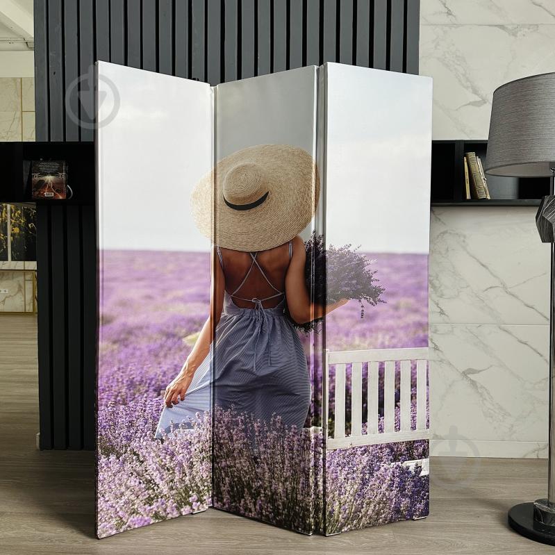 Ширма Теамо Лаванда 1750x1400x25 мм фиолетовый - фото 4