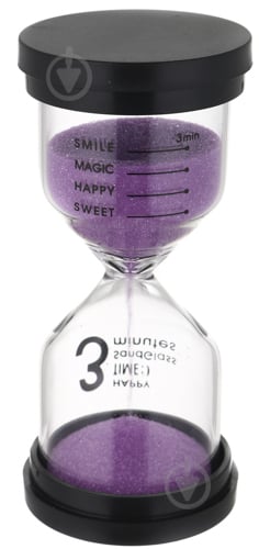 Часы песочные классический 3 минуты фиолетовый Річ-Ленд - фото 3