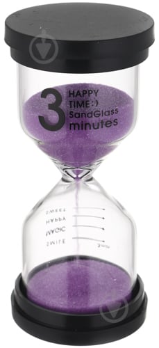 Часы песочные классический 3 минуты фиолетовый Річ-Ленд - фото 2