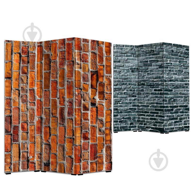 Ширма Теамо Стена 1750x1400x25 мм кирпичный - фото 1