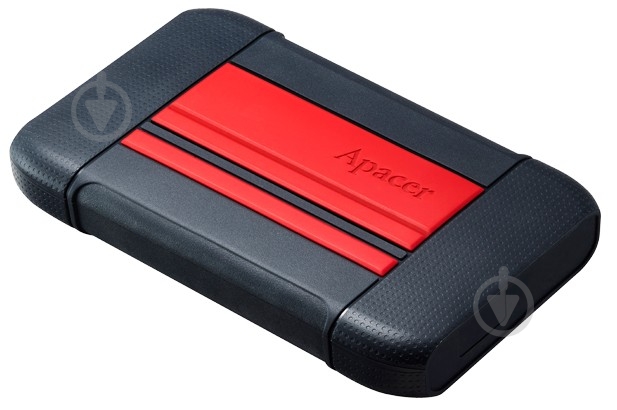 Внешний жесткий диск Apacer 1 ТБ 2,5" USB 3.1 (AP1TBAC633R-1) red/black - фото 1