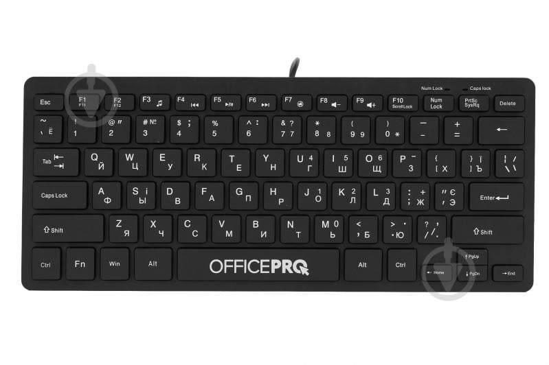 Клавіатура OfficePro (SK240) black - фото 1