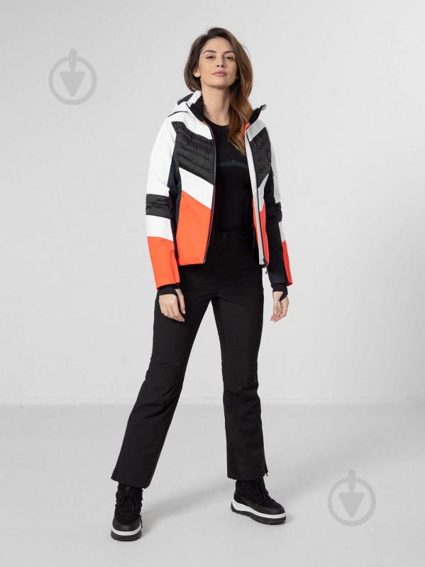 Куртка женская демисезонная 4F WOSKI JACKET KUDN011A H4Z22-KUDN011A-62N р.XL черно-белая - фото 2 Куртка женская демисезонная 4F WOSKI JACKET KUDN011A H4Z22-KUDN011A-62N р.XL черно-белая - фото 2