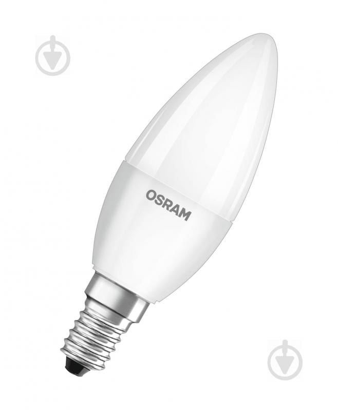 Лампа светодиодная Osram Classic 6,5 Вт C37 матовая E14 220 В 4000 К LBE CLB 6,5W 840 - фото 3