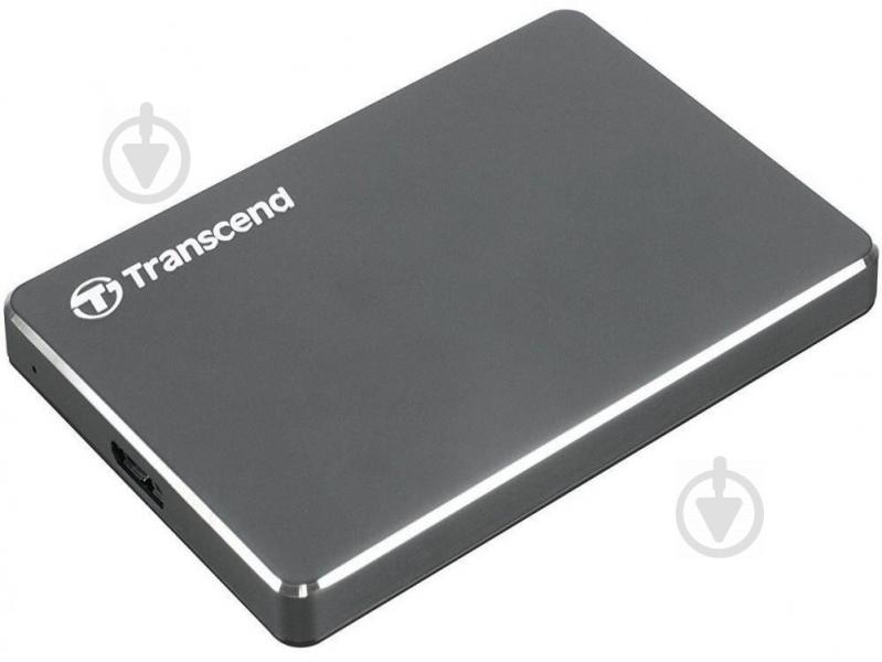 Зовнішній жорсткий диск Transcend 25C3N 2 ТБ 2,5" USB 3.1 (TS2TSJ25C3N) space grey - фото 1