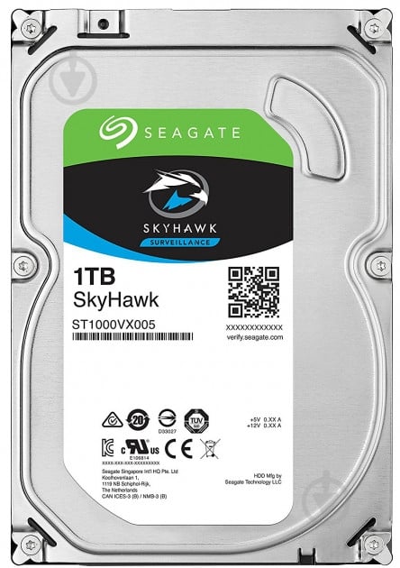 Жорсткий диск Seagate 1 ТБ 3,5" SATA III (ST1000VX005) steel - фото 1