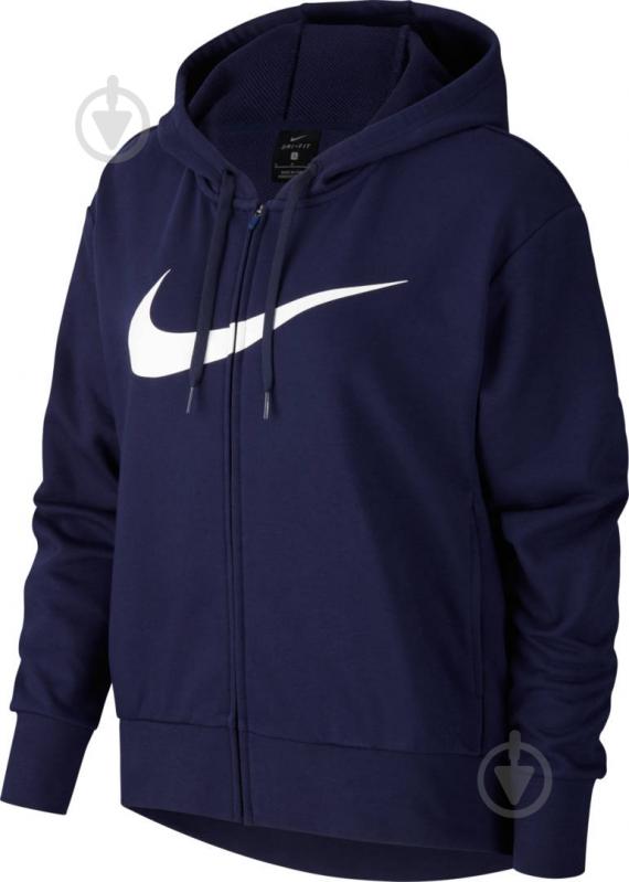 Джемпер Nike W NK DRY GET FIT FC FZ H ES GX CQ9303-498 р. M синий - фото 1 Джемпер Nike W NK DRY GET FIT FC FZ H ES GX CQ9303-498 р. M синий - фото 1