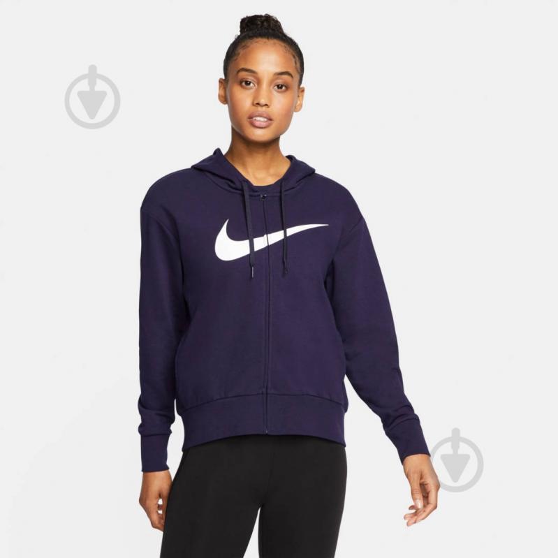 Джемпер Nike W NK DRY GET FIT FC FZ H ES GX CQ9303-498 р. M синий - фото 4 Джемпер Nike W NK DRY GET FIT FC FZ H ES GX CQ9303-498 р. M синий - фото 4