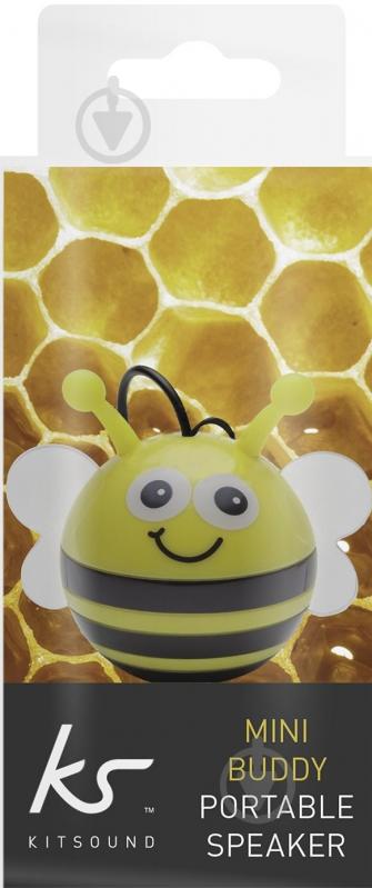 Колонки Kit KS Mini Buddy Speaker Bee 1.0 yellow (KSNMBBEE) - фото 4 Колонки Kit KS Mini Buddy Speaker Bee 1.0 yellow (KSNMBBEE) - фото 4