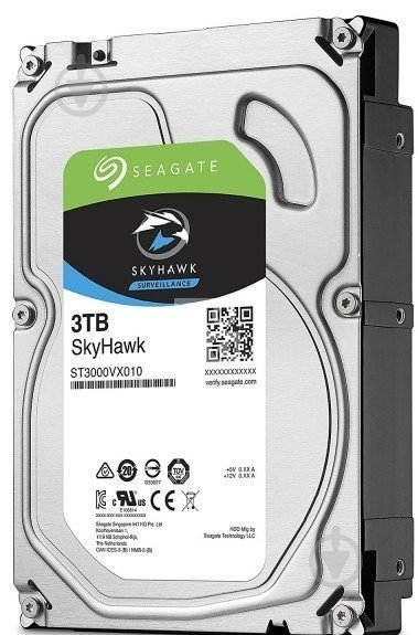 Жорсткий диск Seagate 3 ТБ 3,5" SATA III (ST3000VX010) steel - фото 1