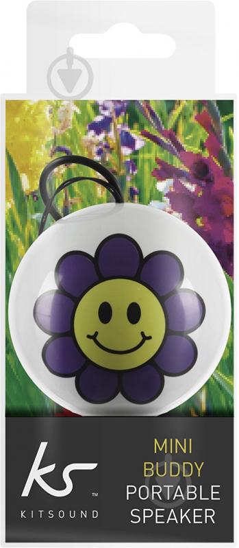 Колонки Kit KS Mini Buddy Speaker Flower 1.0 white (KSNMBFLW) - фото 4